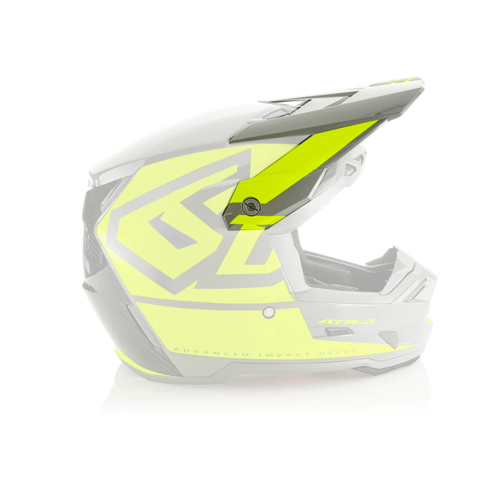 6D Helmet ATR-3 Visor Hex Gloss Neon Yellow