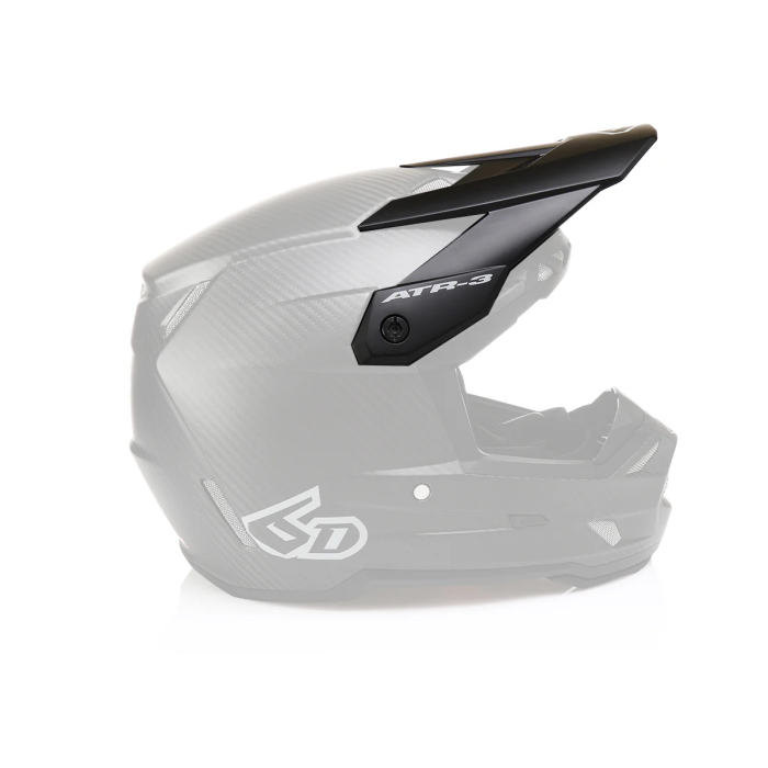 6D Helmet ATR-3 Visor Solid Matte Black