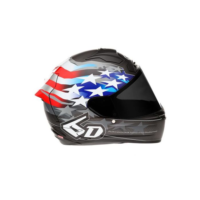 6D Helmet ATS-1R Patriot RWB Gloss/Matte