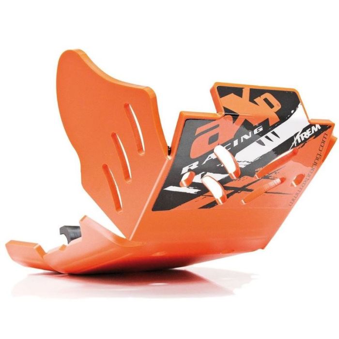 AXP Xtrem HDPE Skid Plate 250EXCF-350EXCF 17-23 Orange