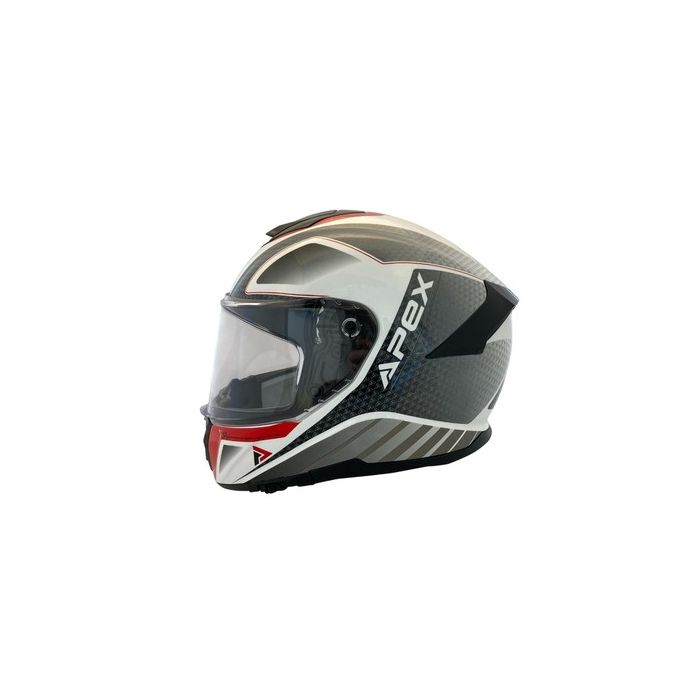 APEX Helmet FT300 New York white/grey/red