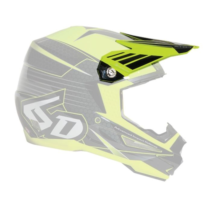 6D Visor Blade - Black/Neon Yellow V2