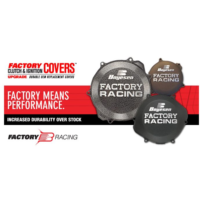 Boyesen Clutch Cover YZ450F 10-.. Black