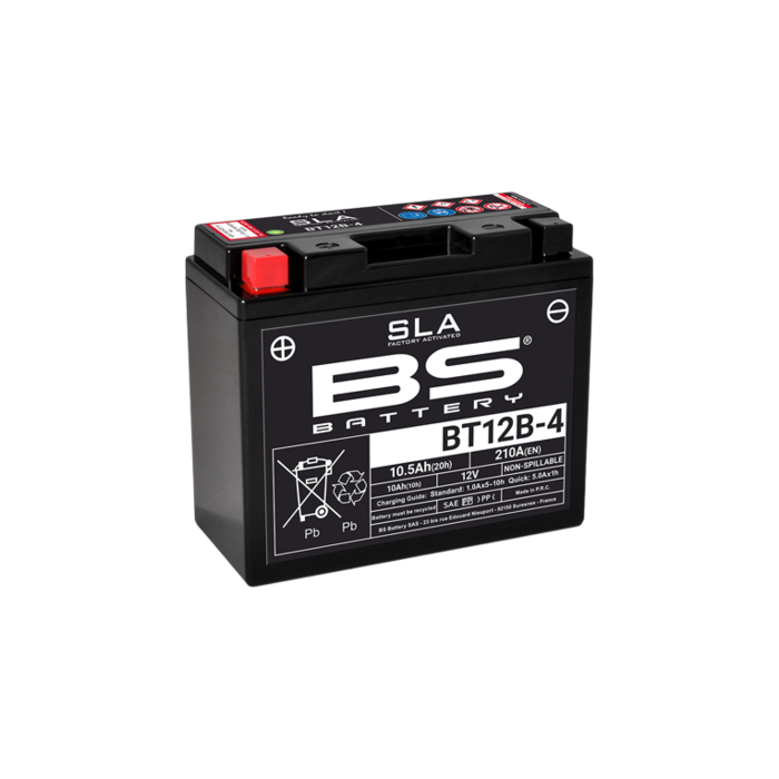 BS Battery BT12B-4 (FA) SLA - Sealed & Activated (4)