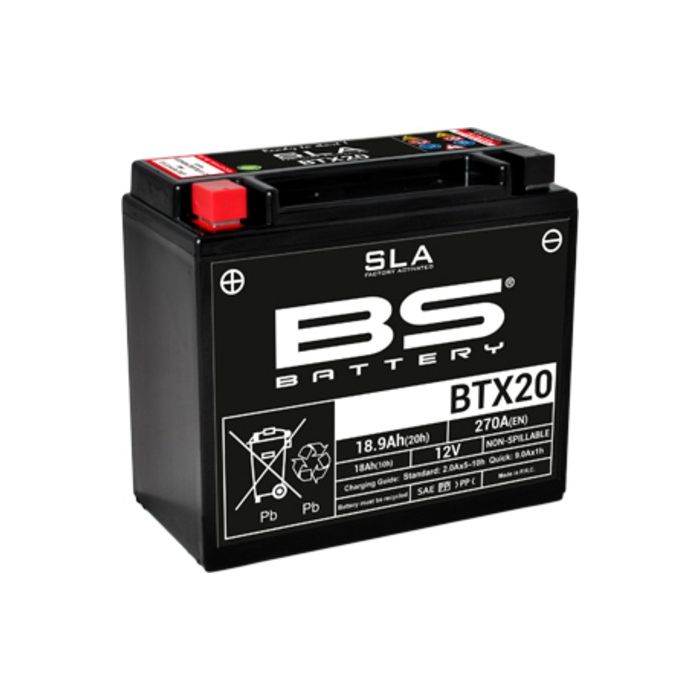 BS Battery  BTX20 (FA) SLA - Sealed & Activated