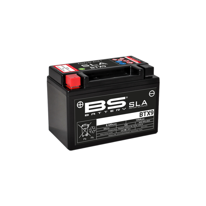 BS Battery BTX9 (FA) SLA - Sealed & Activated
