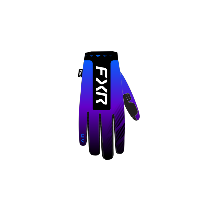 FXR Pro-Fit Air MX Glove 26 Black/Purple/Blue