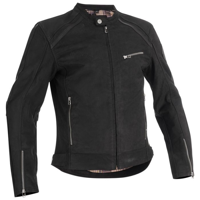Halvarssons Leather Jacket Sandtorp Black