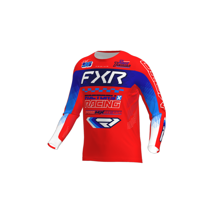 FXR Podium Gladiator MX Jersey 26 Red/Blue/White