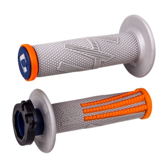 ODI EMIG PRO V2 Lock-On Grip - Grey / Orange