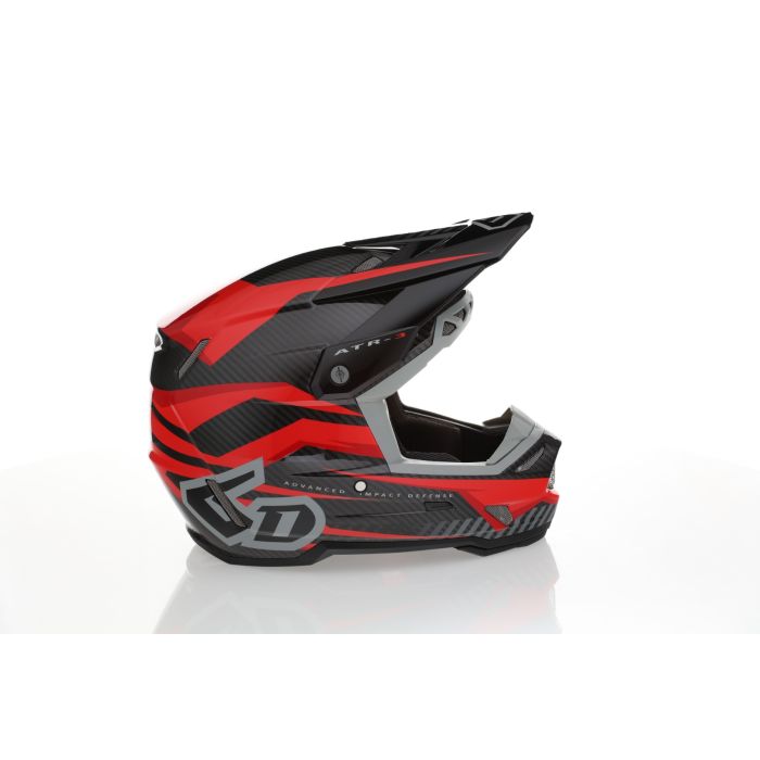 6D Helmets ATR-3 Rival Gloss Red FIM