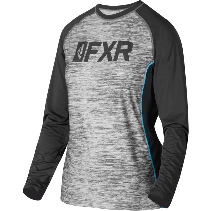 *FXR Women Helium X Tech Longsleeve Grey Heather/Mint