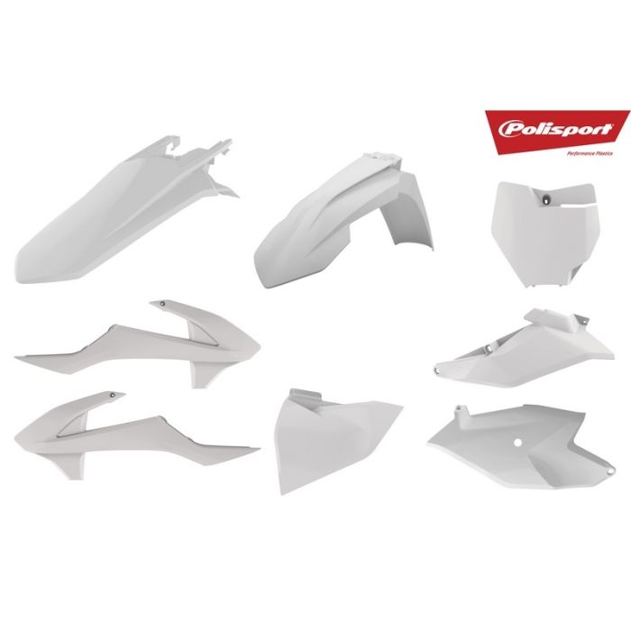 Polisport Plastic Kit SX85 18-.. White KTM