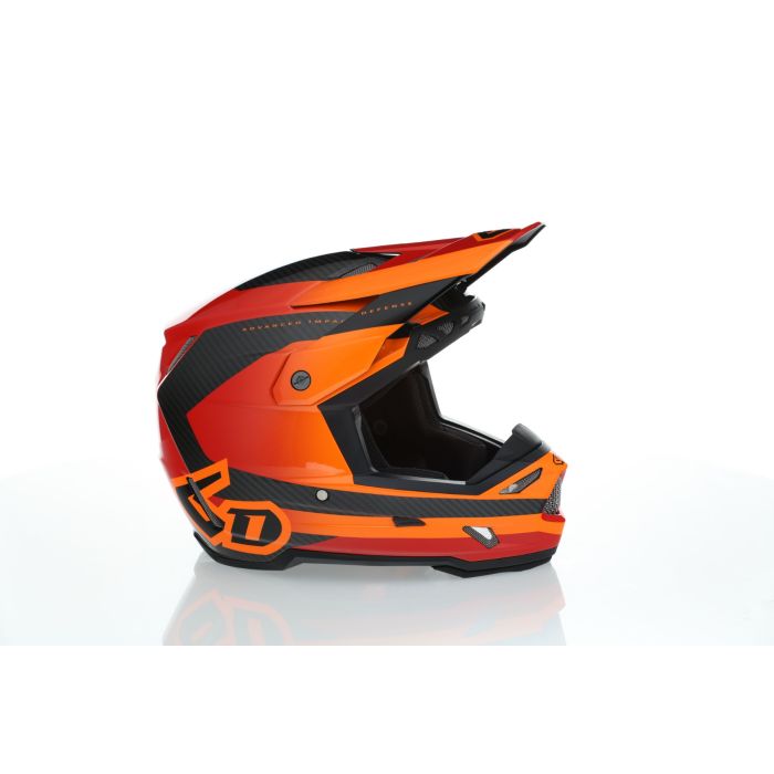 6D Helmets ATR-3 Pure Gloss Orange FIM