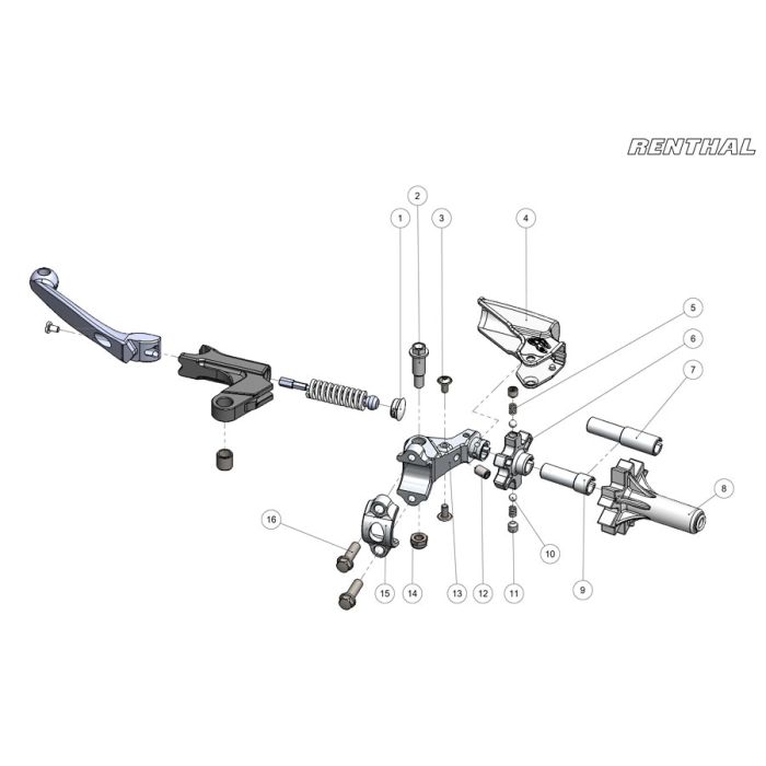 *Renthal Shroud kit for LV-111-Grey
