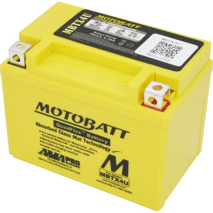 Motobatt battery, MBTX4U