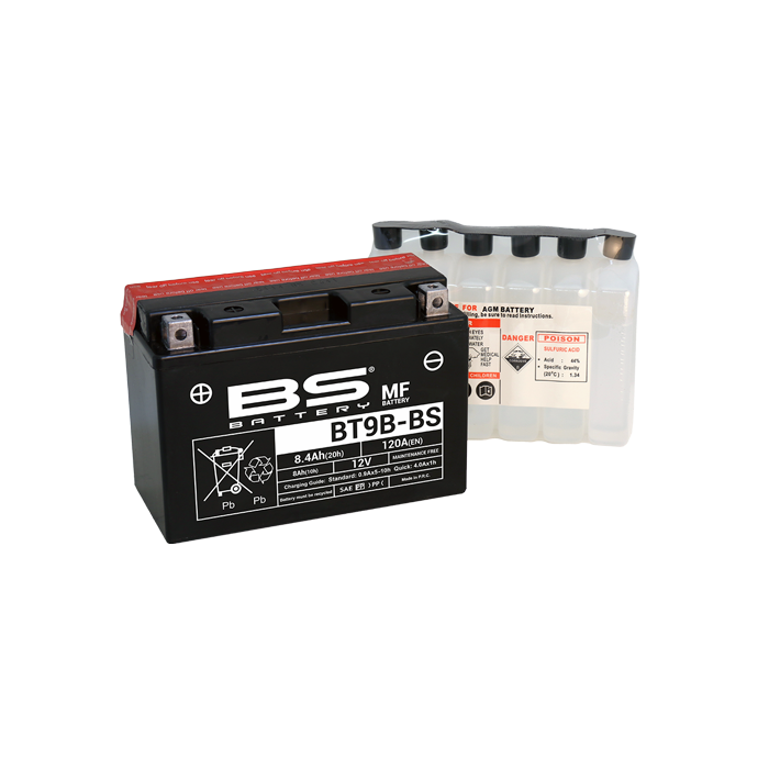 BS Battery  BT9B-BS MF (cp) Maintenance Free
