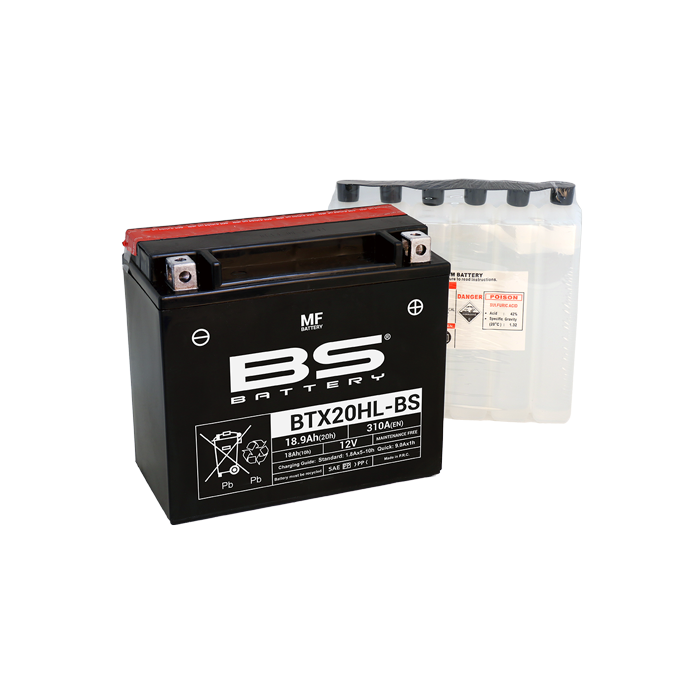 BS Battery  BTX20HL-BS MF (cp) Maintenance Free