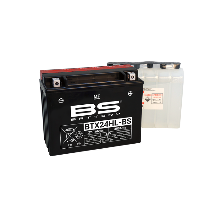 BS Battery  BTX24HL-BS MF (cp) Maintenance Free