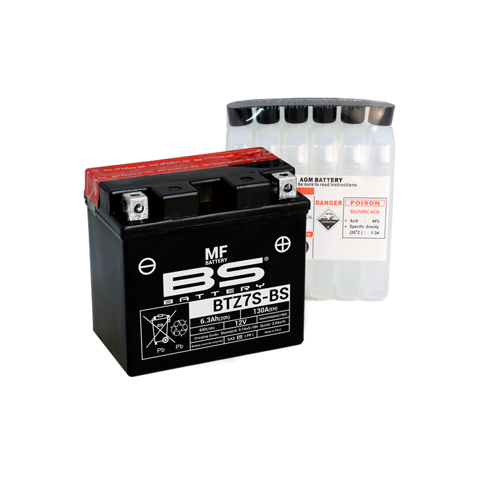 BS Battery  BTZ7S-BS MF (cp) Maintenance Free