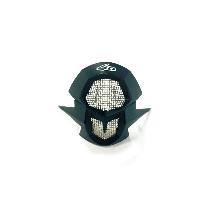 6D Mouth piece Carbon Attack Black