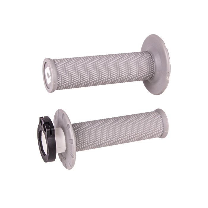 ODI No-Waffle MX V2 Lock-On Grip - Grey Soft