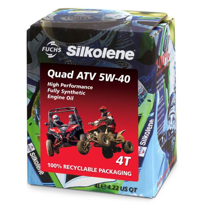 Silkolene Quad ATV 5W-40 4L CUBE
