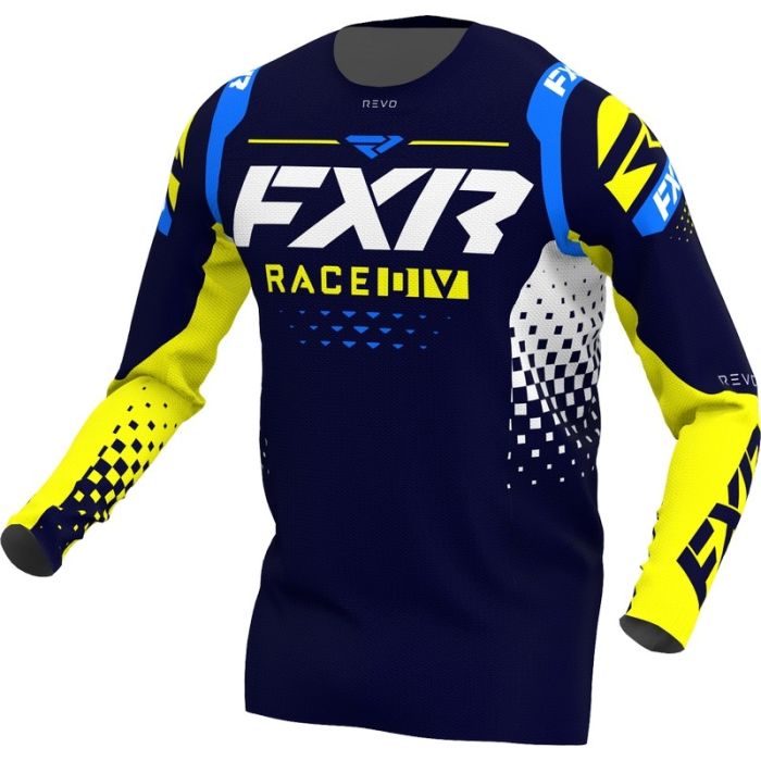 FXR Revo MX Jersey Midnight/White/Yellow