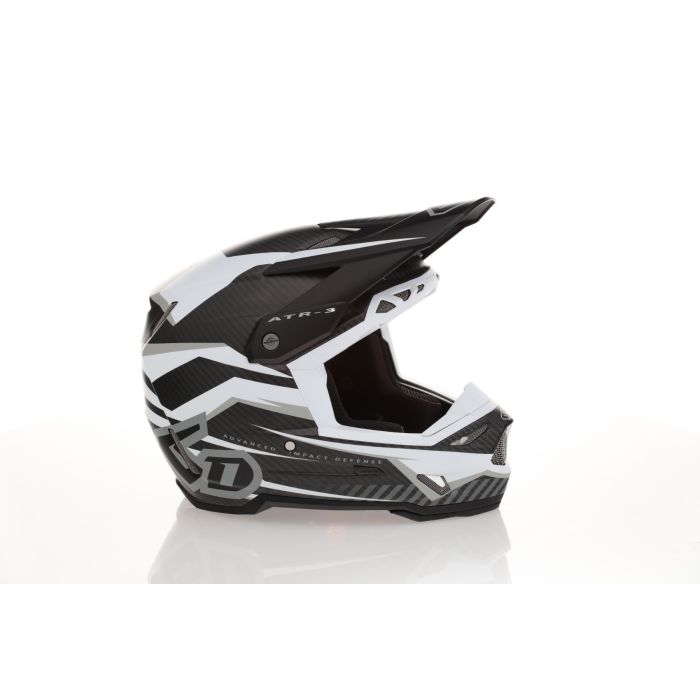 6D Helmets ATR-3 Rival Matte White FIM