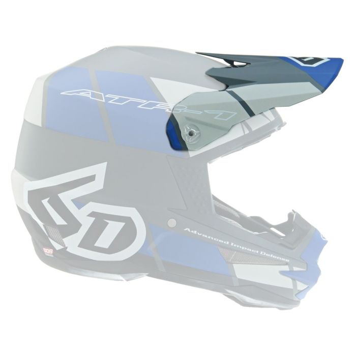 6D Visor ATR-1 Shear Blue/Grey/Black