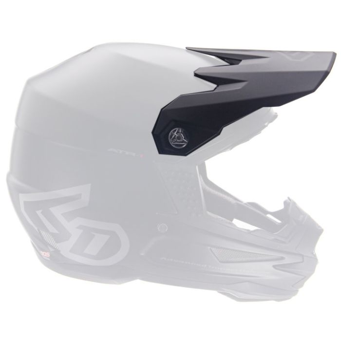6D Helmet ATR-1 Visor Solid Matte Black