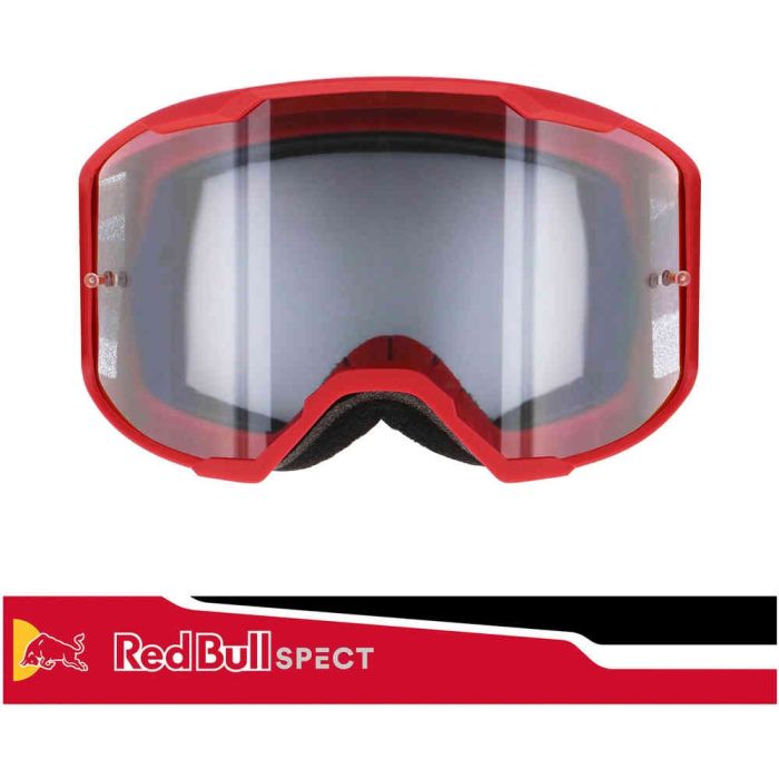 Spect Red Bull Strive MX Goggle - Red (Clear lens) 