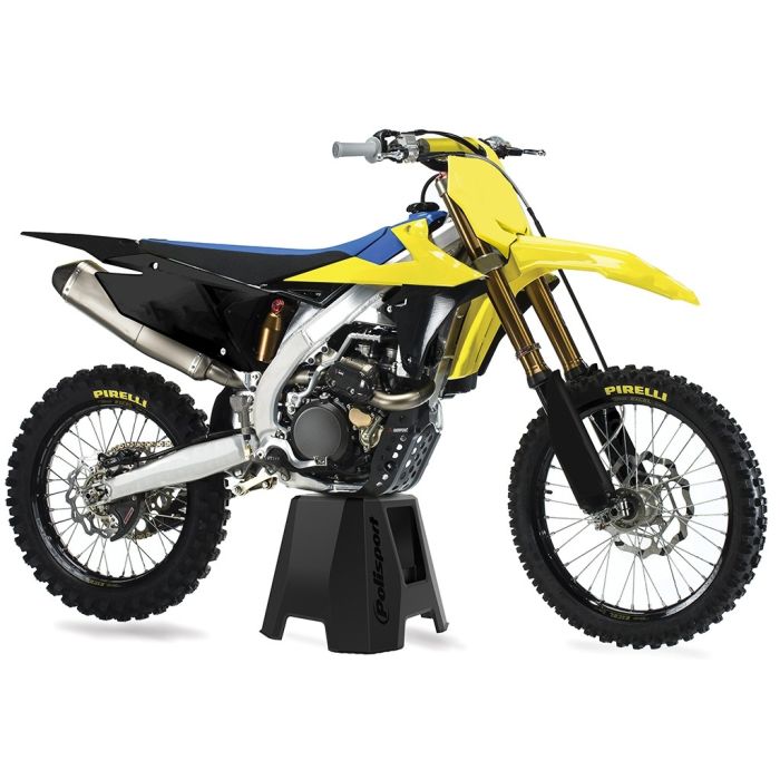 Polisport Plastic Kit RMZ250 19-. RMZ450 18-.. - YLW/BK rear
