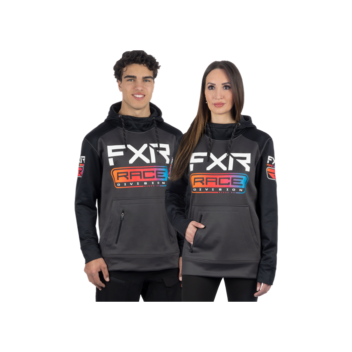 FXR Uni Race Division Tech Po Hoodie 24 Asph/Spect