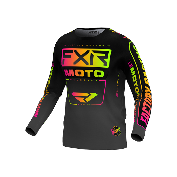 FXR Clutch Mx Jersey 24 BK/Sherbert