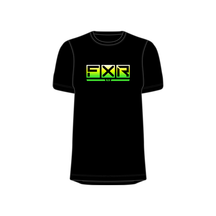 FXR Toddler Podium Prem Shirt 24 BK/Glowstick