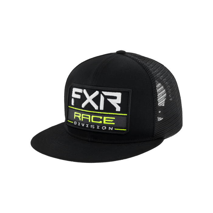 FXR Race Div Hat 24 BK/Hi Vis - Adult