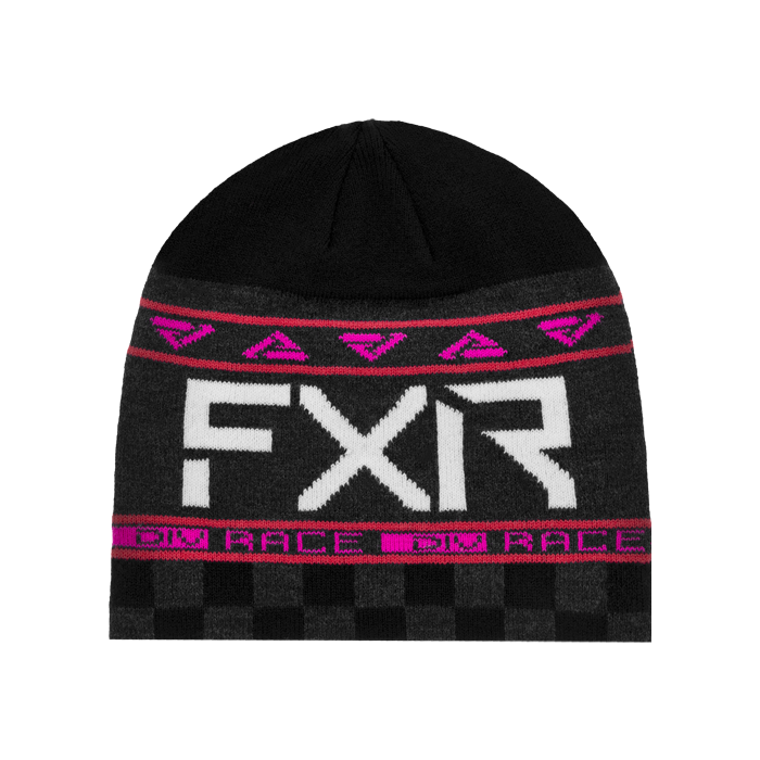 FXR Race Div. Beanie 24 BK/E Pink - Adult