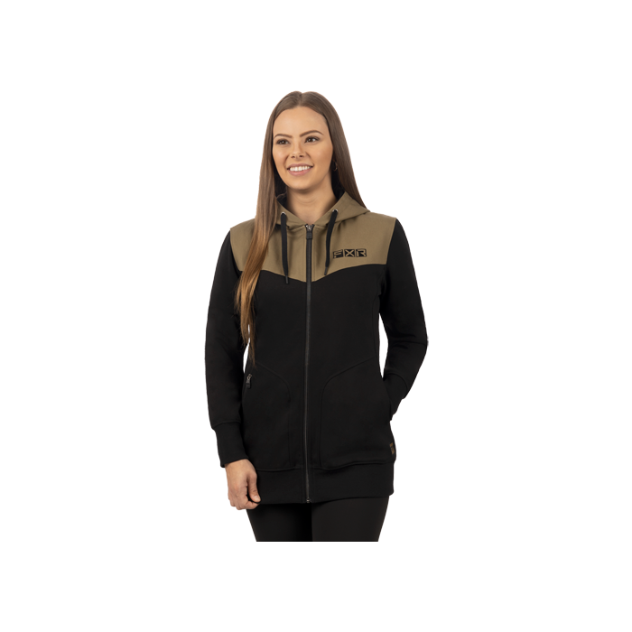 FXR Women Task Hoodie Black/Canvas