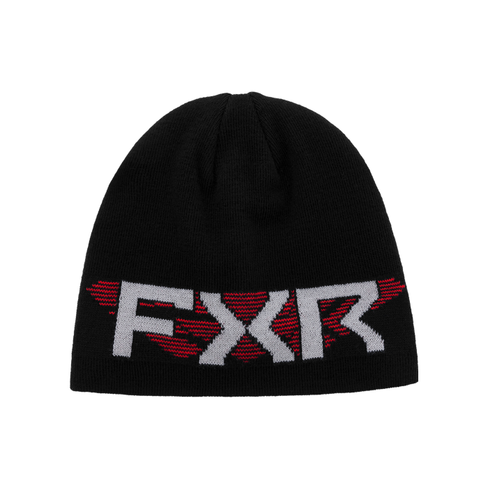 FXR Split Beanie Black/Red-OS
