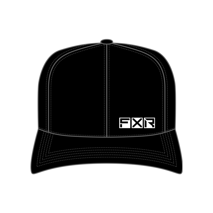 FXR Victory Hat 23 Black/White-OS