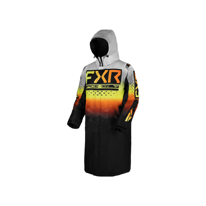 FXR M Warm-Up Coat White Lightning