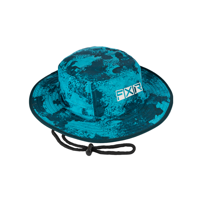 FXR Attack Hat Blue Camo/White-OS