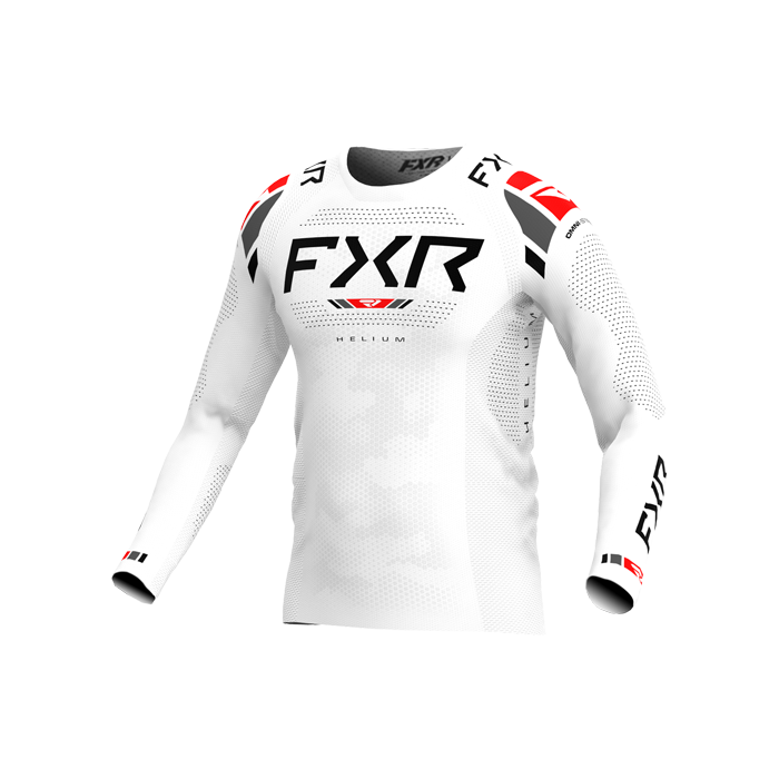 FXR HELIUM MX JERSEY 25 WHITEOUT