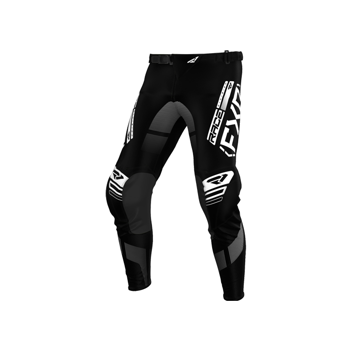 FXR PODIUM MX PANT 25 BLACK/WHITE