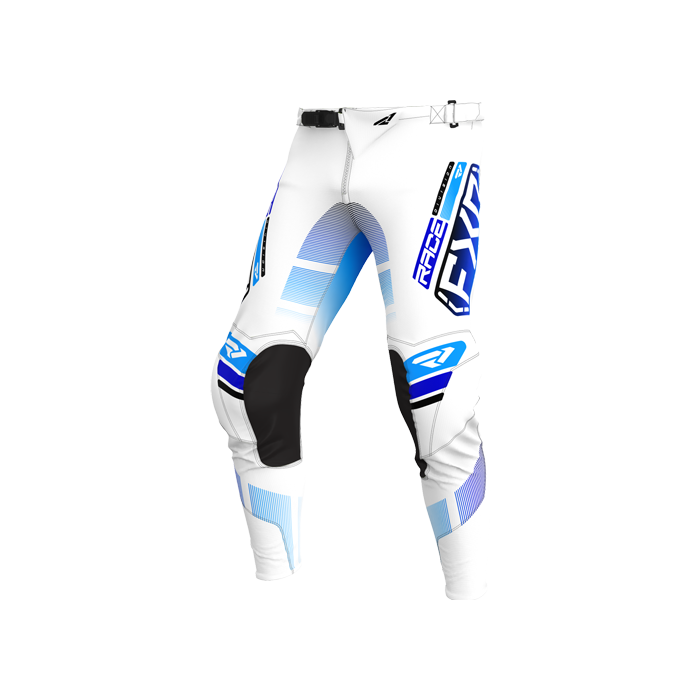 FXR PODIUM MX PANT 25 WHITE/BLUE