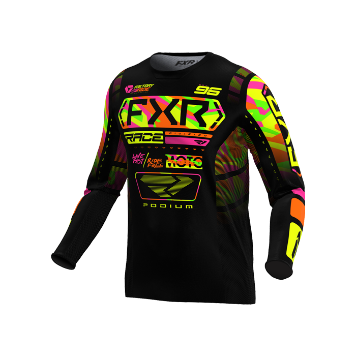 FXR PODIUM MX JERSEY 25 SHERBET CAMO