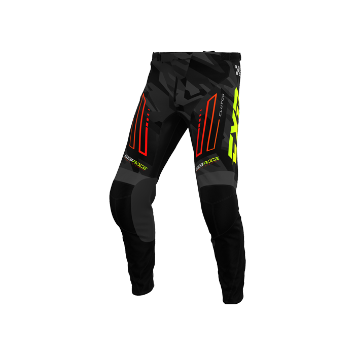 FXR CLUTCH MX PANT 25 NUKE/HIVIS/CAMO