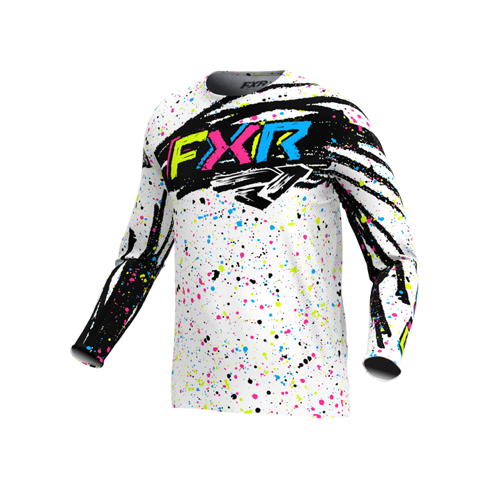 FXR YTH PODIUM MX JERSEY 25 JAWBREAKER