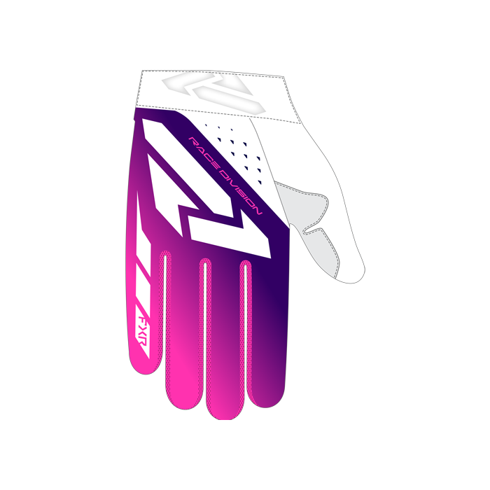 FXR YTH REFLEX MX GLOVE 25 PINK/PURPLE/WHITE